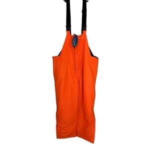 Field & Stream NWT XXL Blaze Orange Mens Hydro Proof Waterproof Insulated Bibs